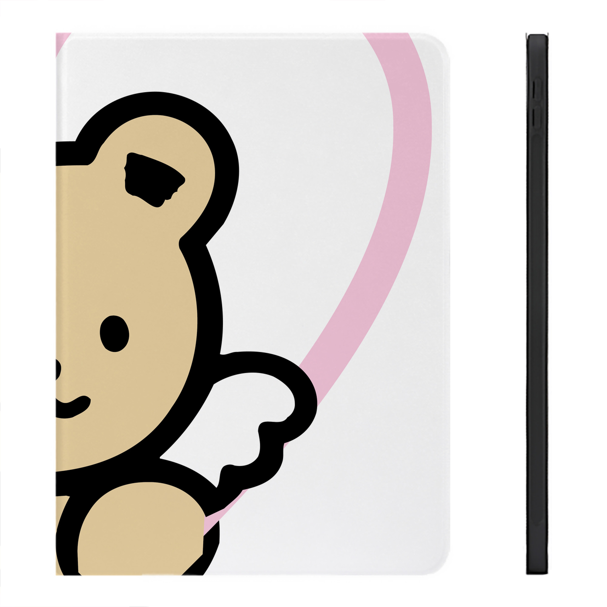 （画像用） Hello Kitty ハローキティ IPadケース ペンホルダー付き ブックスタイルデザイン